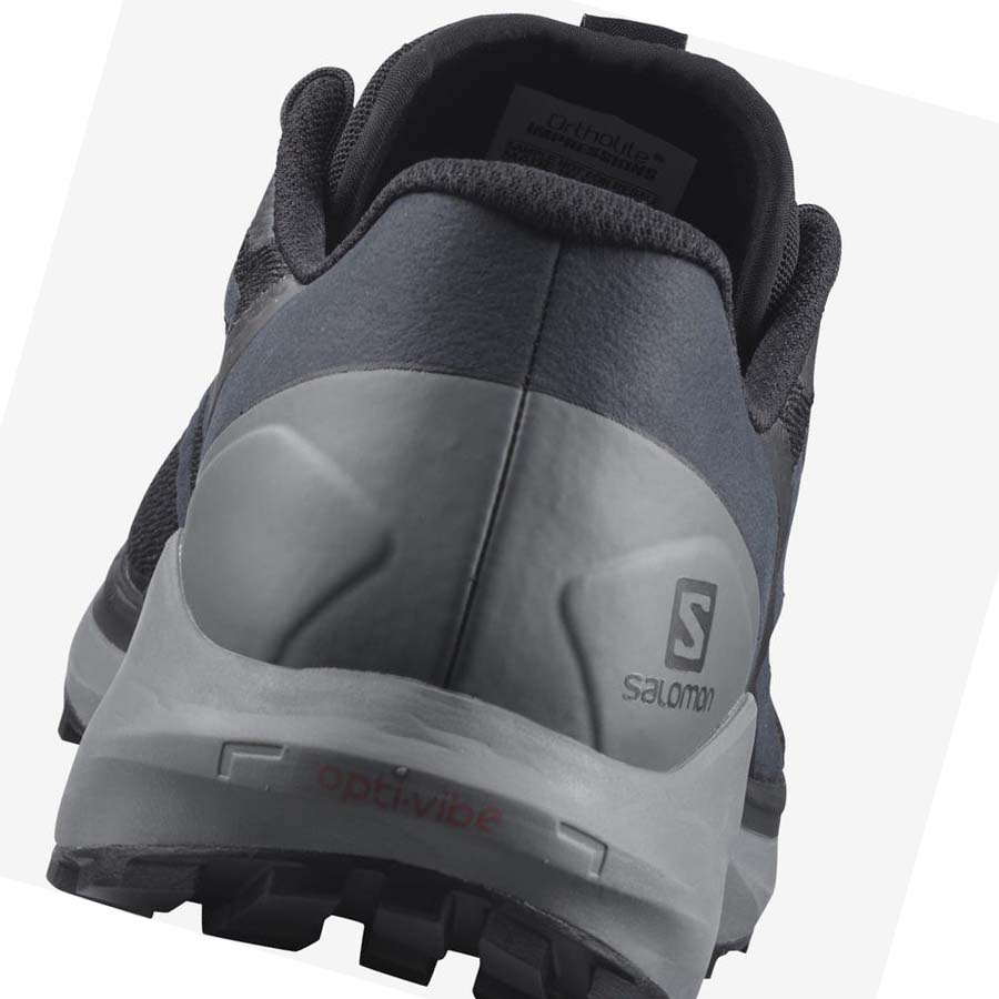 Salomon SENSE RIDE 4 Trail Futócipő Férfi Fekete Szürke | HU 2134BEX